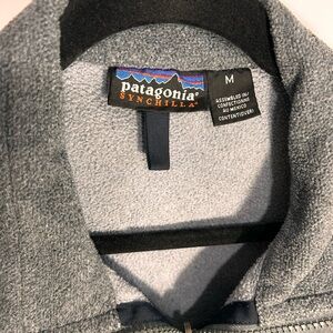 Patagonia Synchilla Charcoal Fleece Jacket